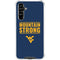West Virginia University Yellow Galaxy A54 5G Clear Case
