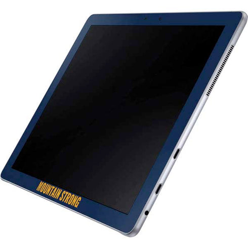 West Virginia University Yellow Galaxy Book 12in Skin