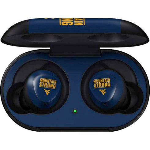 West Virginia University Yellow Galaxy Buds Skin
