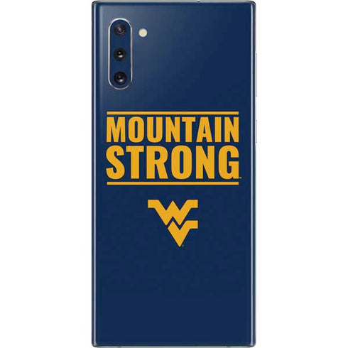 West Virginia University Yellow Galaxy Note 10 Skin