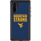 West Virginia University Yellow Galaxy Note 10 Waterproof Case