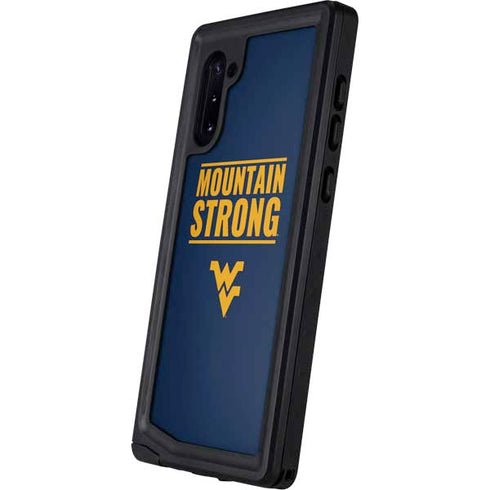 West Virginia University Yellow Galaxy Note 10 Waterproof Case