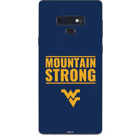 West Virginia University Yellow Galaxy Note 9 Skin