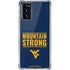 West Virginia University Yellow Galaxy Note20 5G Clear Case