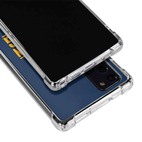 West Virginia University Yellow Galaxy Note20 5G Clear Case