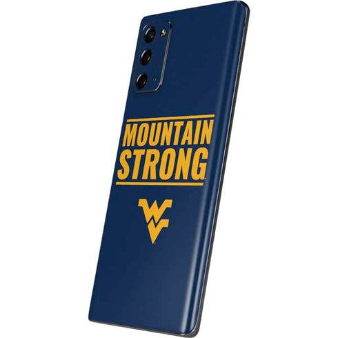 West Virginia University Yellow Galaxy Note20 5G Skin