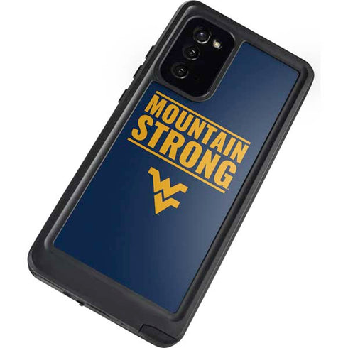 West Virginia University Yellow Galaxy Note20 5G Waterproof Case