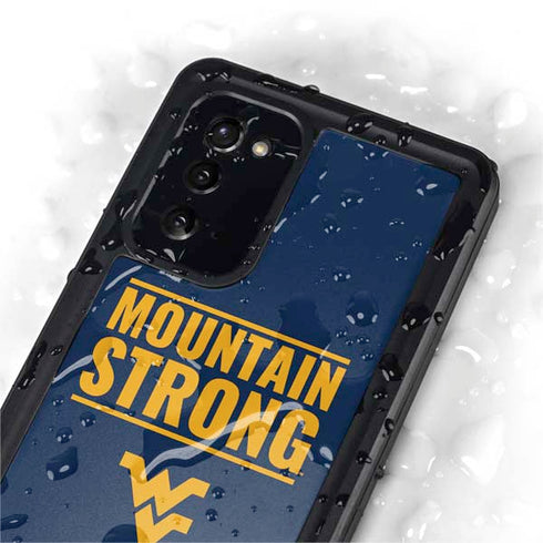 West Virginia University Yellow Galaxy Note20 5G Waterproof Case