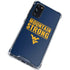 West Virginia University Yellow Galaxy S20 FE Clear Case