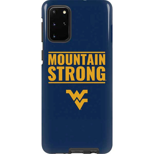 West Virginia University Yellow Galaxy S20 Plus Pro Case