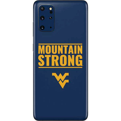 West Virginia University Yellow Galaxy S20 Plus Skin