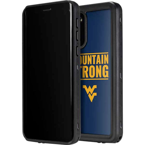 West Virginia University Yellow Galaxy S20 Plus Waterproof Case
