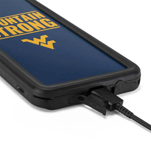 West Virginia University Yellow Galaxy S20 Plus Waterproof Case