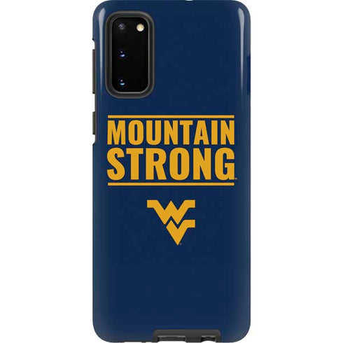 West Virginia University Yellow Galaxy S20 Pro Case