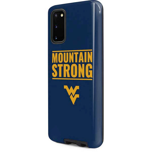 West Virginia University Yellow Galaxy S20 Pro Case