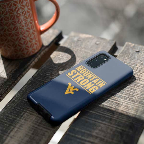 West Virginia University Yellow Galaxy S20 Pro Case