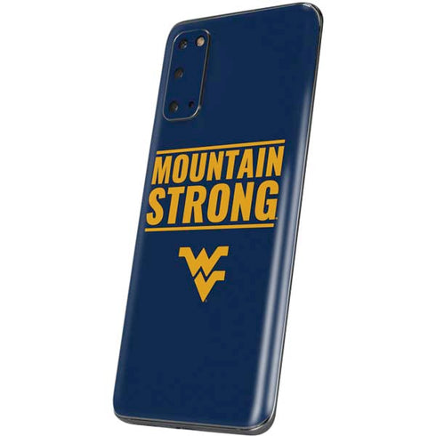 West Virginia University Yellow Galaxy S20 Skin