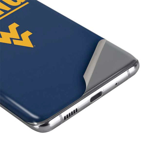 West Virginia University Yellow Galaxy S20 Skin