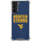 West Virginia University Yellow Galaxy S21 5G Clear Case