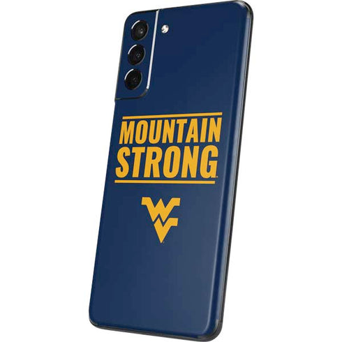 West Virginia University Yellow Galaxy S21 5G Skin