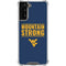 West Virginia University Yellow Galaxy S21 FE Clear Case