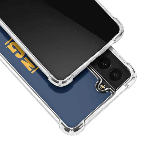 West Virginia University Yellow Galaxy S21 Plus 5G Clear Case