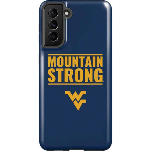 West Virginia University Yellow Galaxy S21 Plus 5G Pro Case