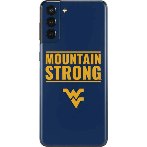 West Virginia University Yellow Galaxy S21 Plus 5G Skin