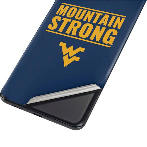 West Virginia University Yellow Galaxy S21 Plus 5G Skin