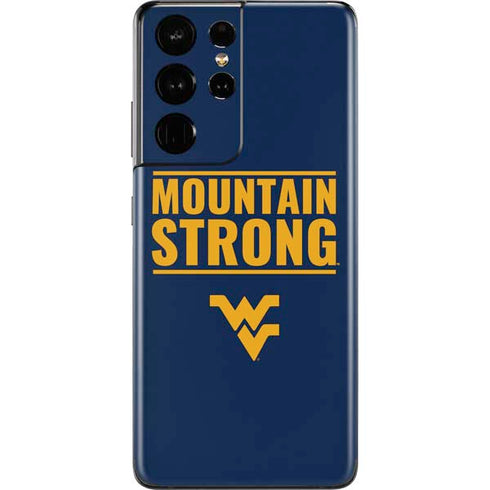 West Virginia University Yellow Galaxy S21 Ultra 5G Skin
