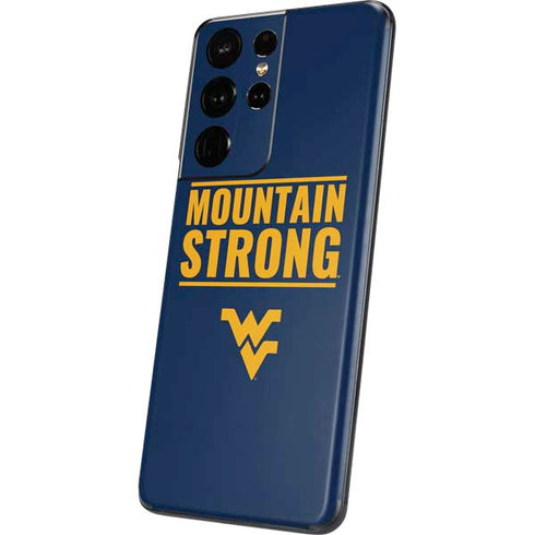 West Virginia University Yellow Galaxy S21 Ultra 5G Skin