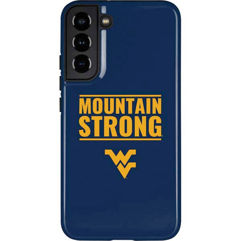 West Virginia University Yellow Galaxy S22 Plus Pro Case
