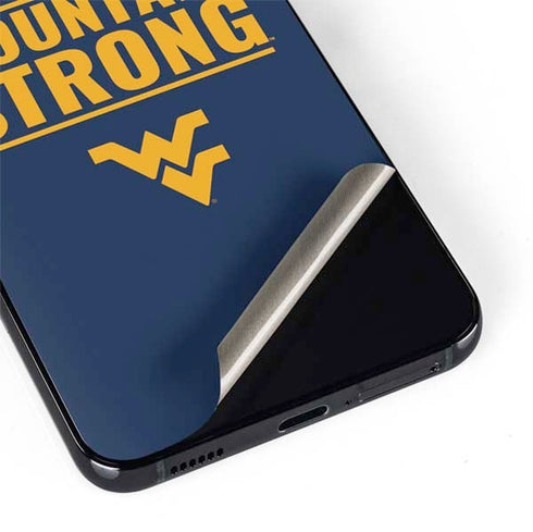 West Virginia University Yellow Galaxy S22 Plus Skin