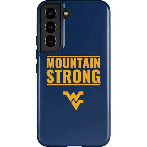 West Virginia University Yellow Galaxy S22 Pro Case