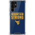 West Virginia University Yellow Galaxy S22 Ultra Clear Case