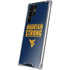 West Virginia University Yellow Galaxy S22 Ultra Clear Case