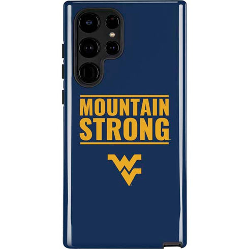West Virginia University Yellow Galaxy S22 Ultra Pro Case