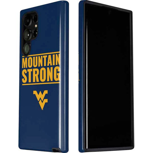 West Virginia University Yellow Galaxy S22 Ultra Pro Case