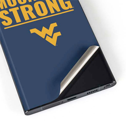 West Virginia University Yellow Galaxy S22 Ultra Skin