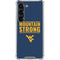West Virginia University Yellow Galaxy S23 Clear Case