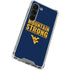 West Virginia University Yellow Galaxy S23 Clear Case