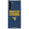 West Virginia University Yellow Galaxy S23 Plus Clear Case