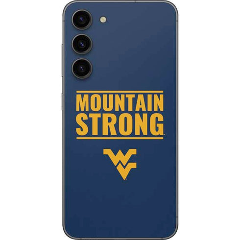 West Virginia University Yellow Galaxy S23 Plus Skin