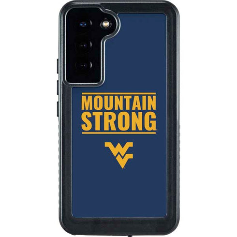 West Virginia University Yellow Galaxy S23 Plus Waterproof Case