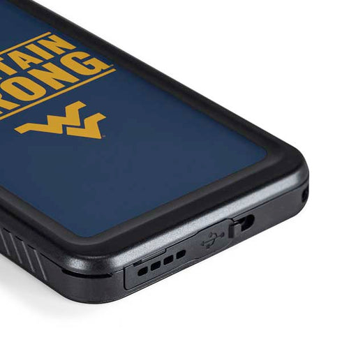 West Virginia University Yellow Galaxy S23 Plus Waterproof Case