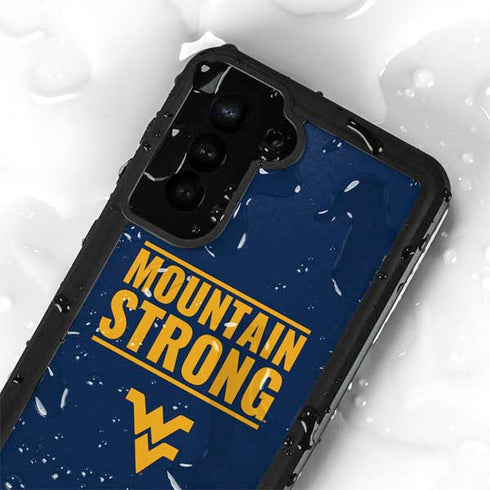 West Virginia University Yellow Galaxy S23 Plus Waterproof Case