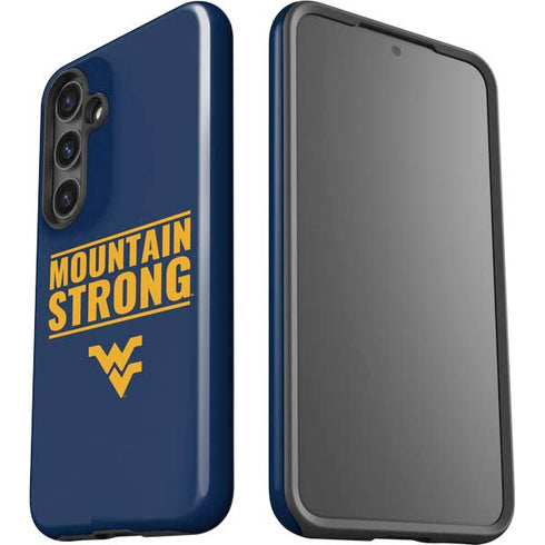 West Virginia University Yellow Galaxy S24 Impact Case