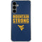 West Virginia University Yellow Galaxy S24 Plus Clear Case