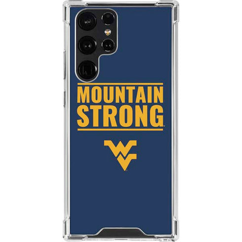West Virginia University Yellow Galaxy S24 Ultra Clear Case