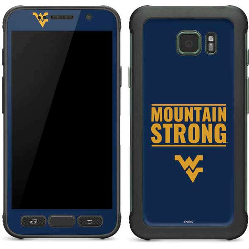 West Virginia University Yellow Galaxy S7 Active Skin